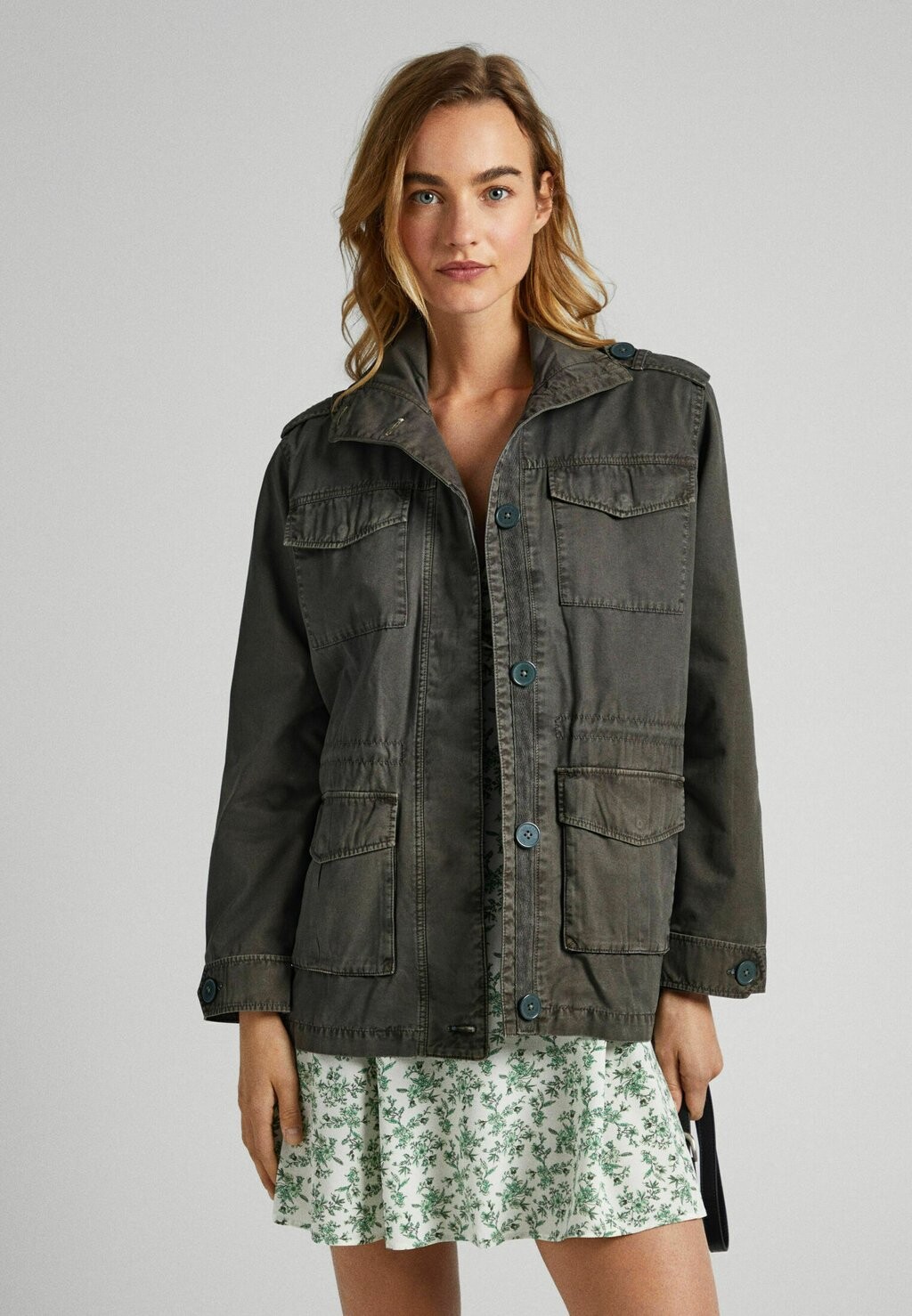 

Джинсовая куртка Pepe Jeans МЕРРИ, цвет olive green