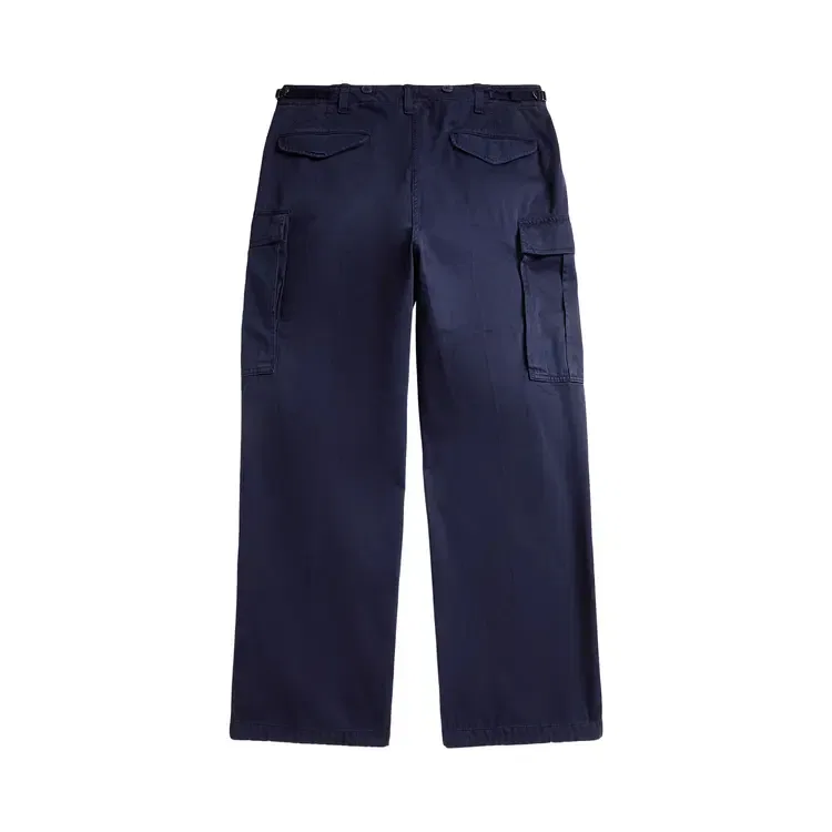 Брюки-карго Polo Ralph Lauren Broken Twill Big Fit, синий — фото 2