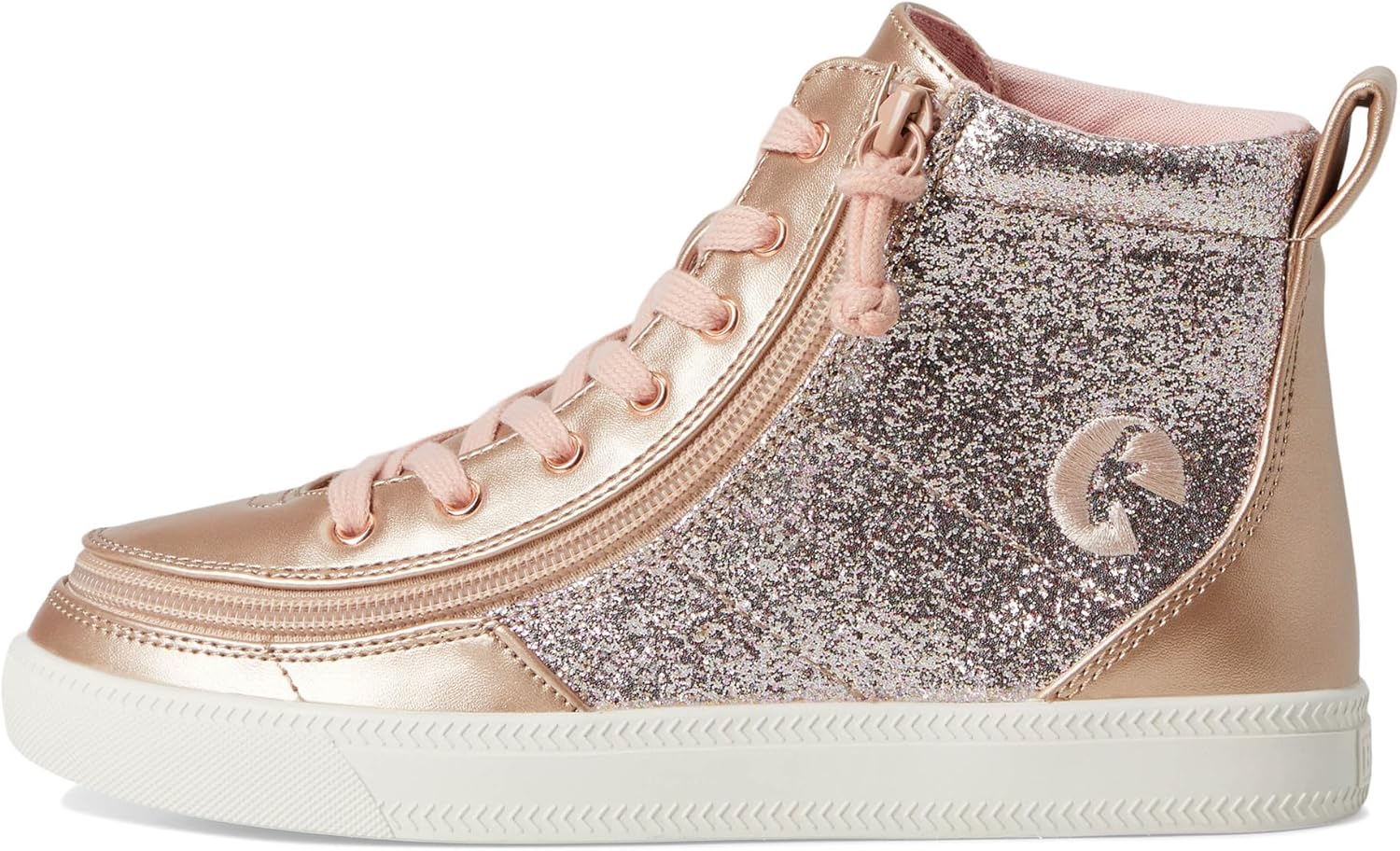 Детские классические высокие ботинки на шнуровке BILLY Footwear (для малышей и детей постарше), розовый — фото 4