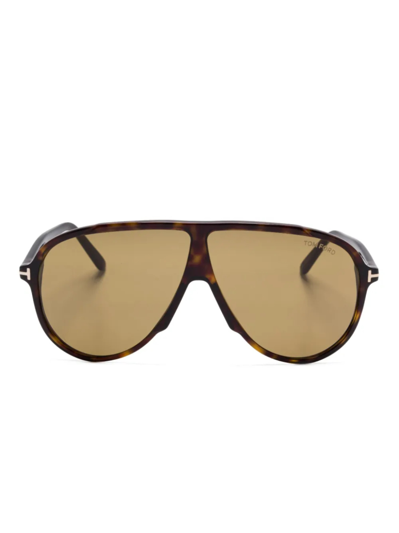 

TOM FORD Eyewear солнцезащитные очки-пилоты, коричневый