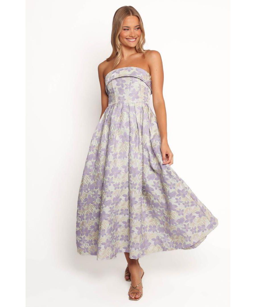 

Женское миди-платье без бретелей Rhea Petal and Pup, Sage floral