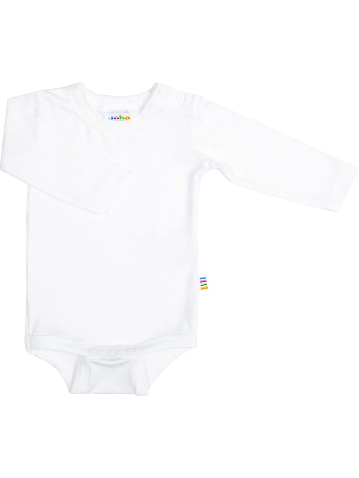 

Joha Детский боди с длинными рукавами белого цвета