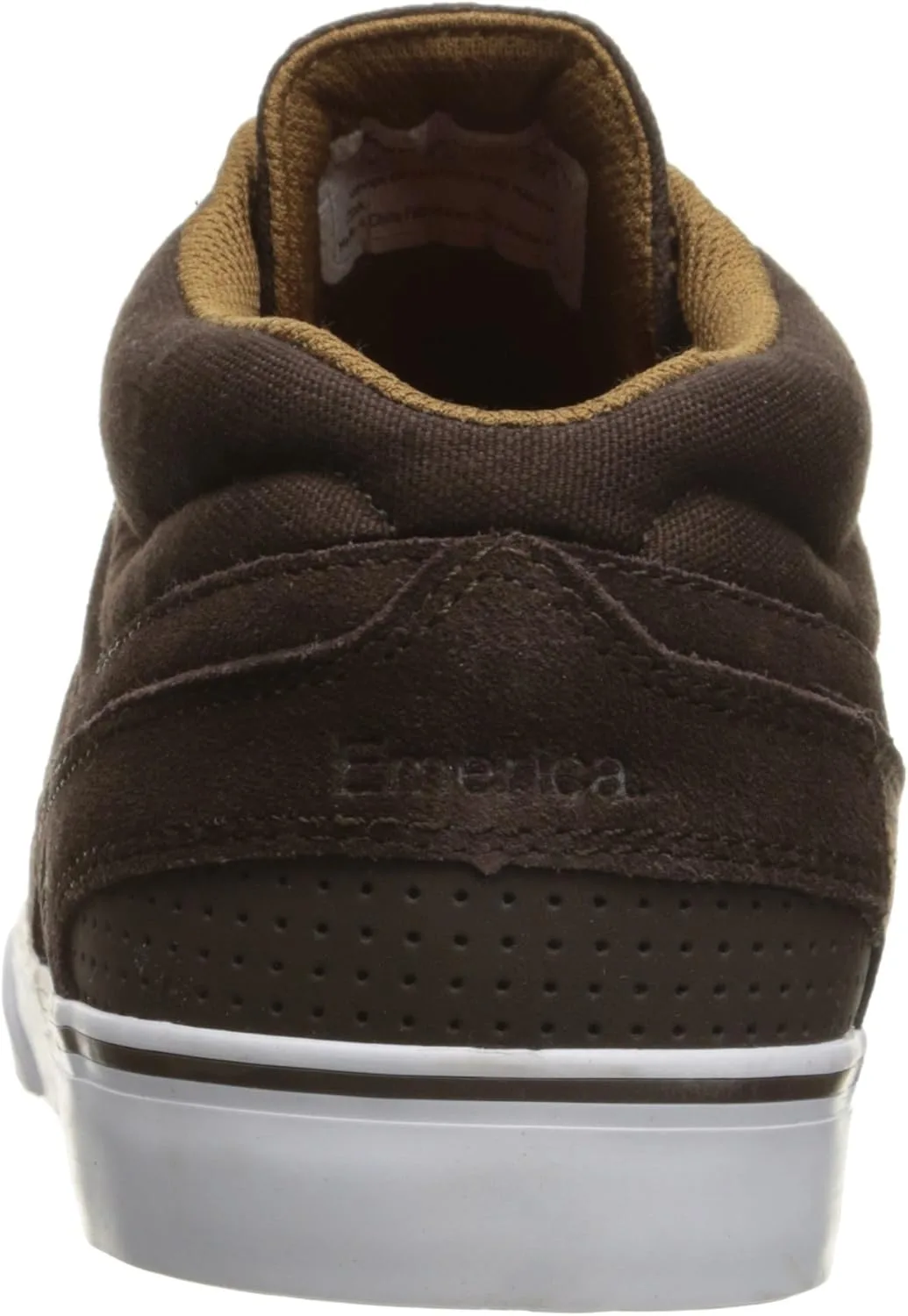 Мужские кроссовки для скейтборда Emerica Westgate Mid Vulc, темно-коричневый — фото 3