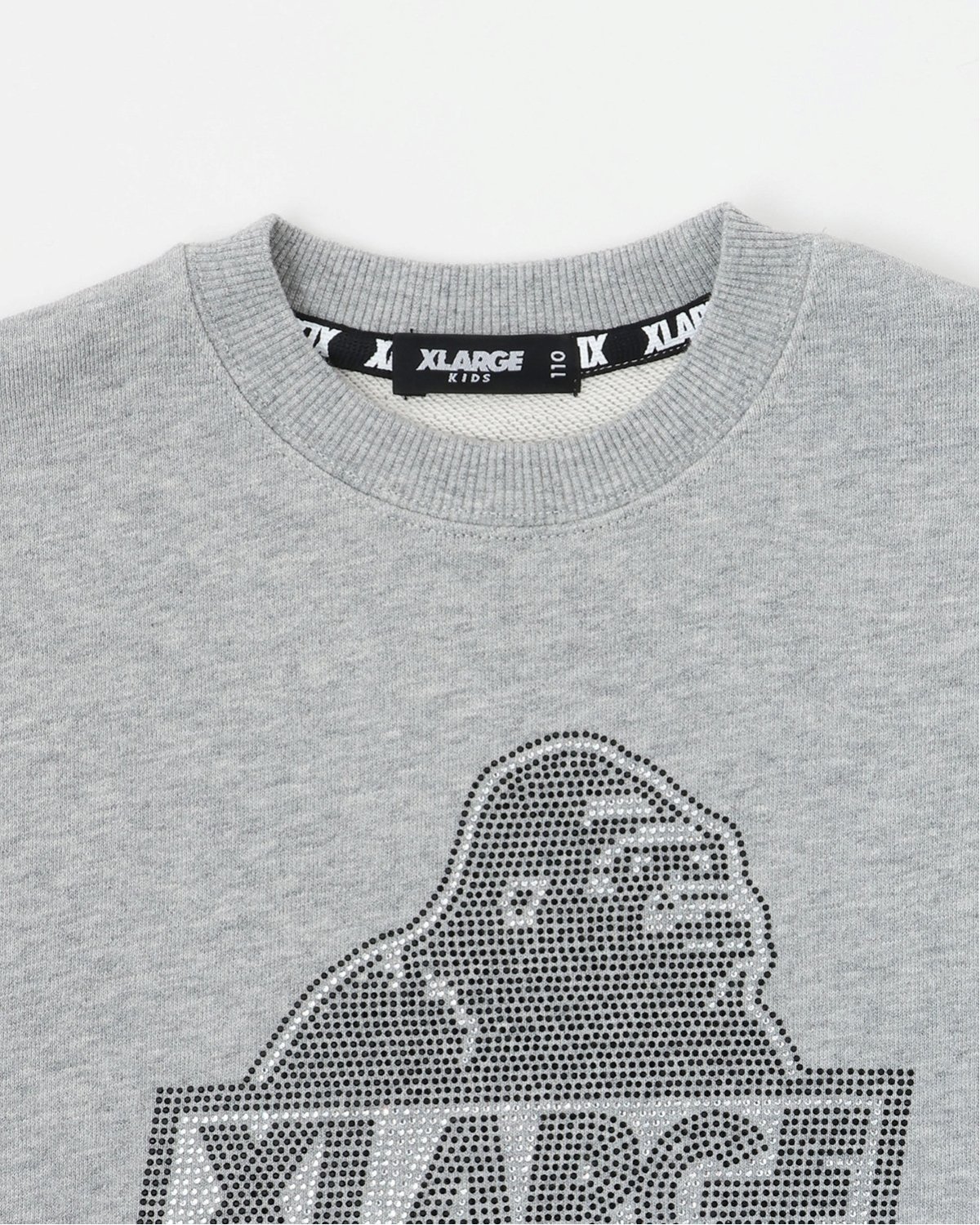 Толстовка Rhinestone OG XLARGE KIDS, Top Gray — фото 3