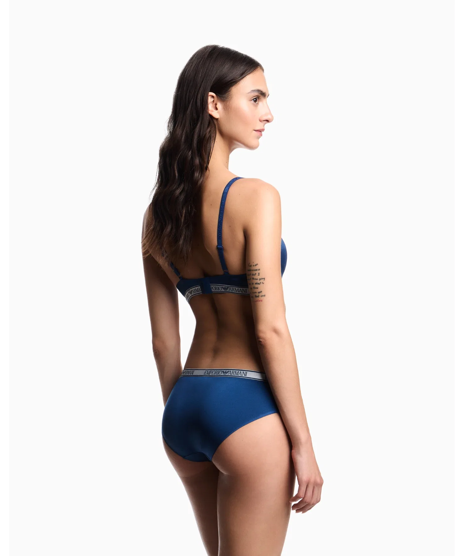 <Эксклюзивно онлайн> [Emporio Armani] ASV Iconic Boyleg Shorts, переработанная микрофибра — фото 3