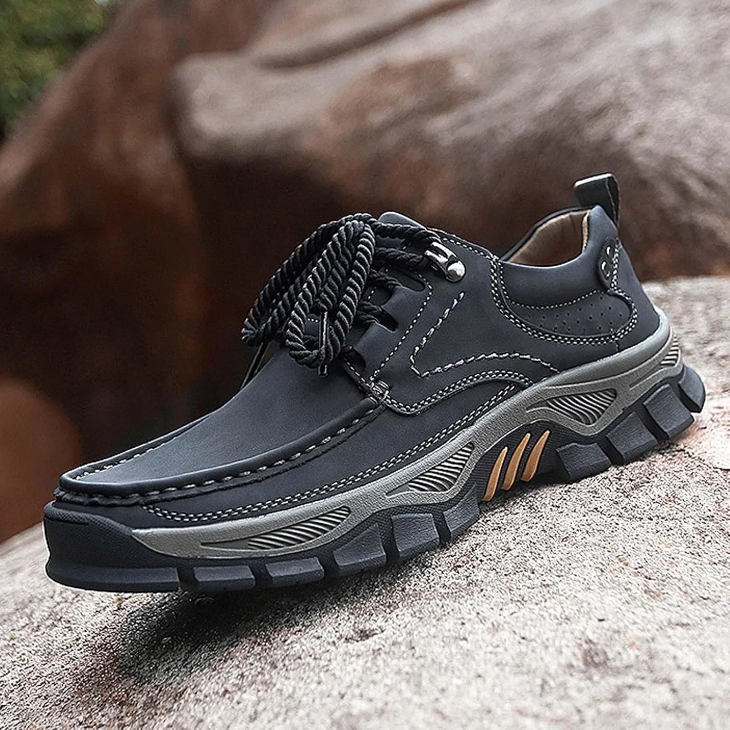 Кроссовки K Schuhe Herren Stilvolle Freizeitschuhe Für Jeden Bequeme Уличные лоферы Schnürstiefel In Großen Größen Schuhe Herren 46 3/4 Кроссовки Jungen 33 Laufschuhe Damen Wasserdicht WVONIF, Schwarz — фото 2