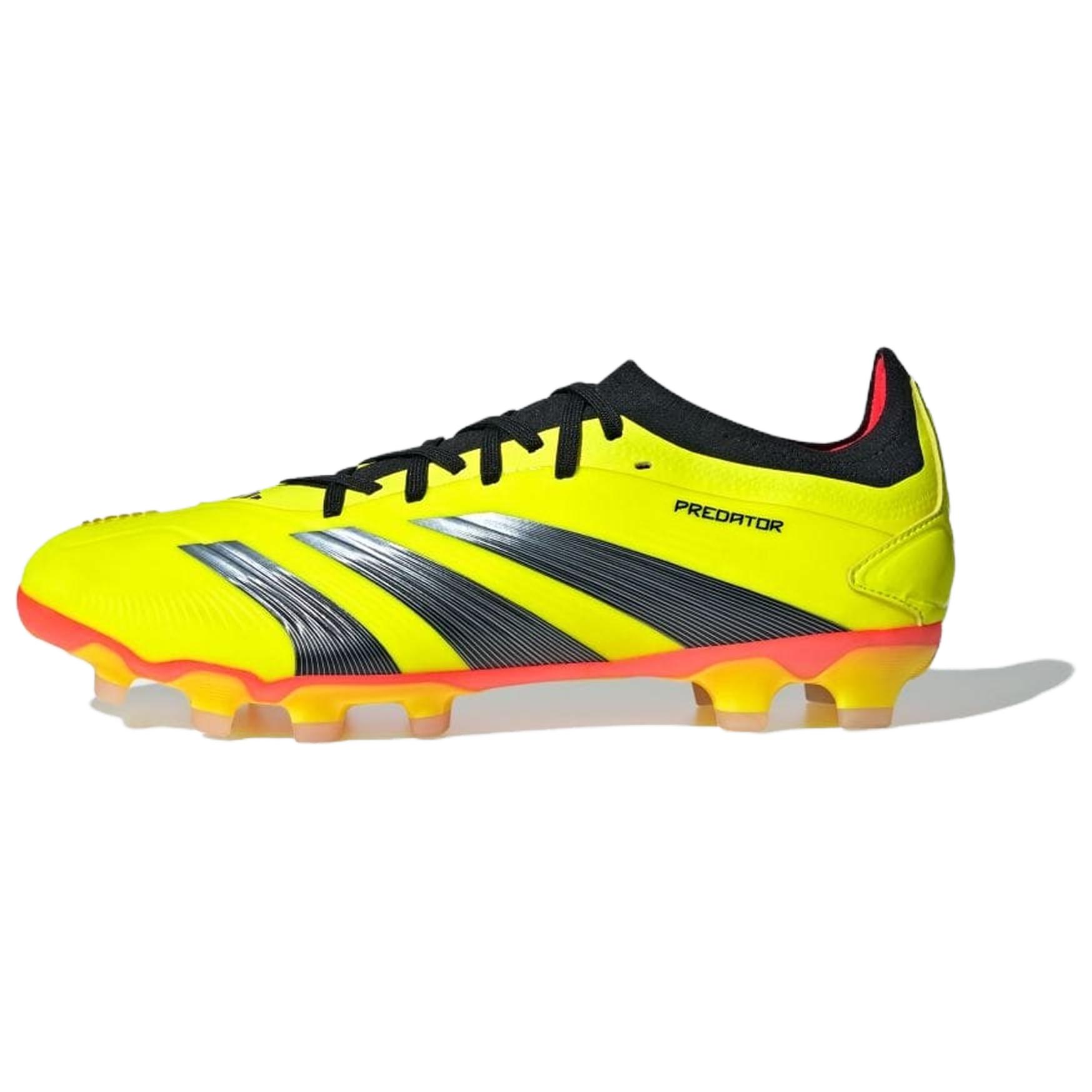 

Adidas Футбольные бутсы PREDATOR 24 PRO AG Short Rubber Studs HG Short Rubber Studs для искусственного грунта, мужские, желто-черные