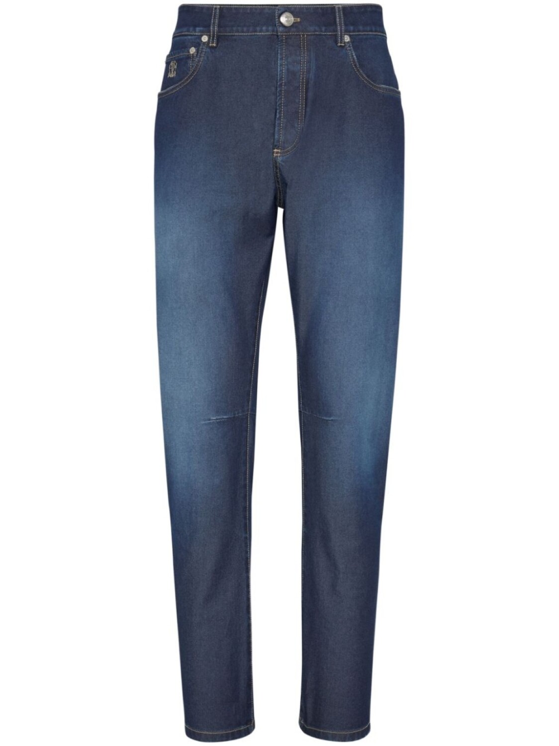 

Brunello Cucinelli прямые джинсы, синий