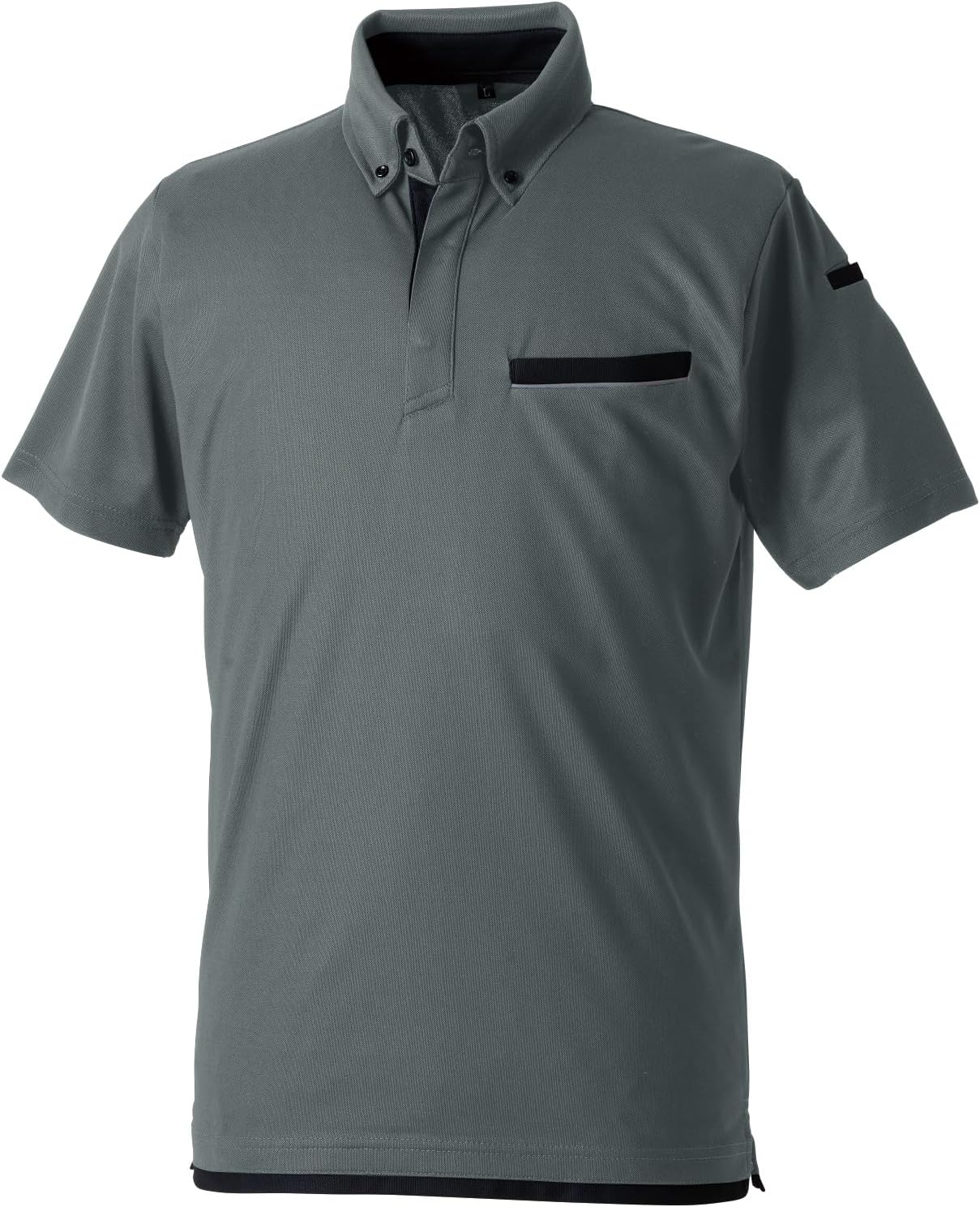 

Рубашка-поло Sowa 7335-51 с коротким рукавом и пуговицами (с нагрудным карманом), серый