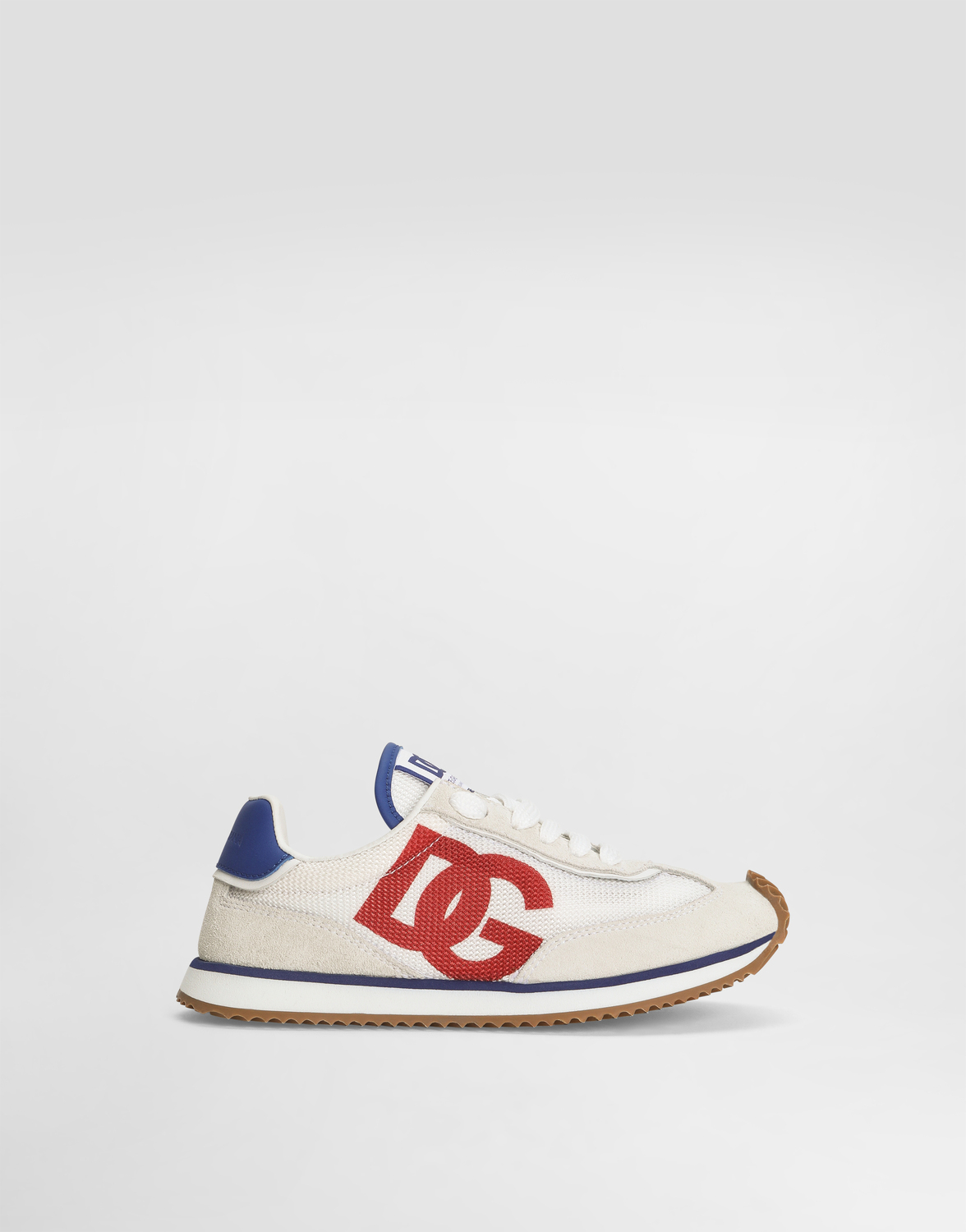 

Кроссовки DG Cushion из сетки и телячьей кожи наппа Dolce&Gabbana, мультиколор