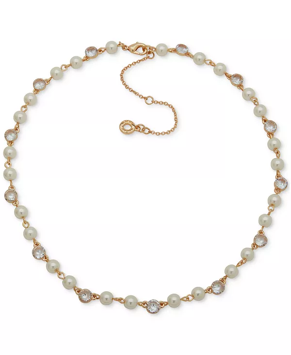 

Ожерелье-Воротник, 16 дюймов + удлинитель 3 дюйма Anne Klein, crystal