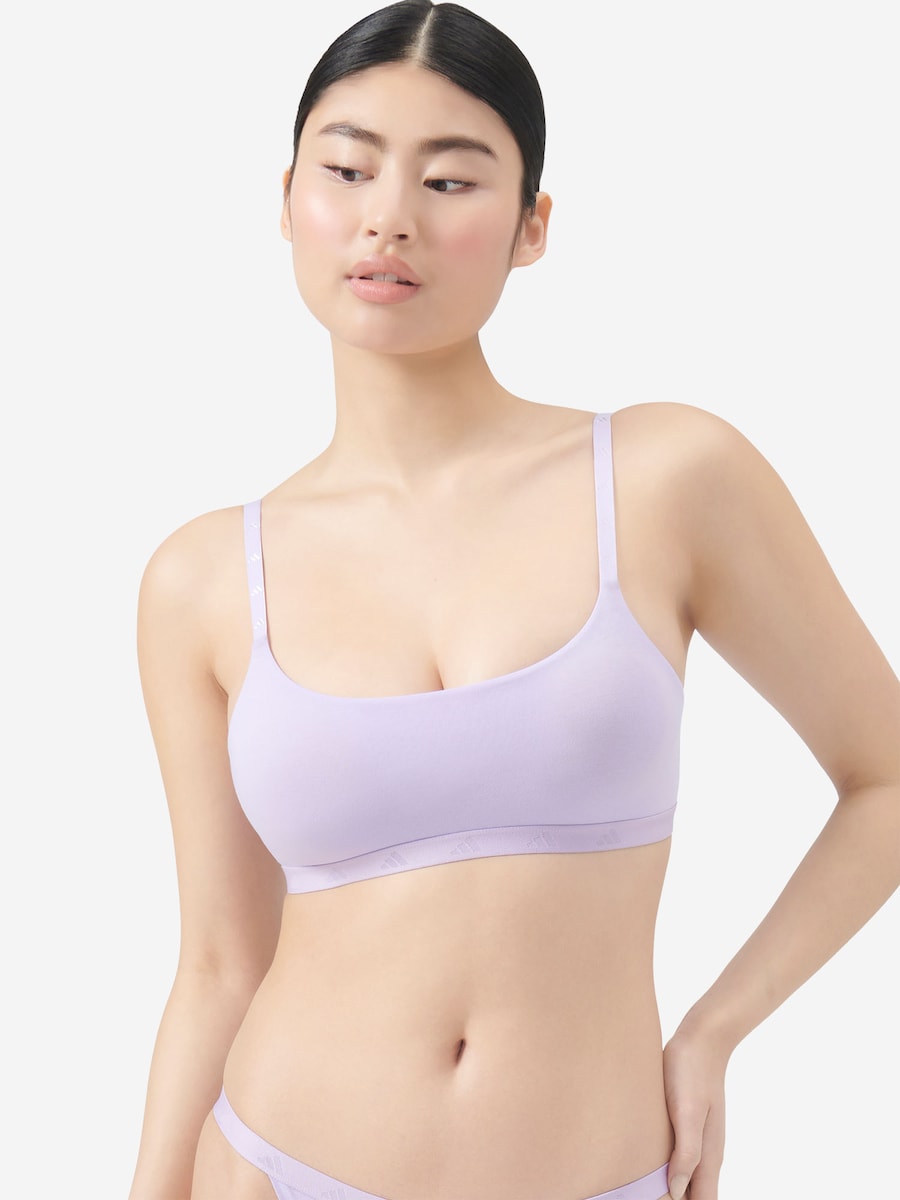 Бюстгальтер-бралетт ADIDAS SPORTSWEAR Essentials, сиреневый — фото 3