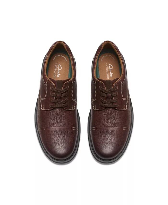 Мужские модельные туфли Gessler Collection с закрытым носком Clarks, коричневый — фото 2