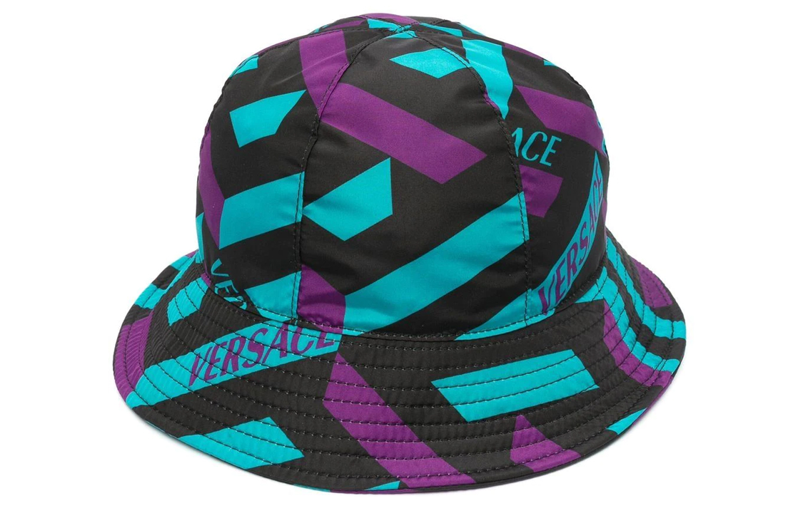 

VERSACE Панама Грека, Black/Blue/Purple