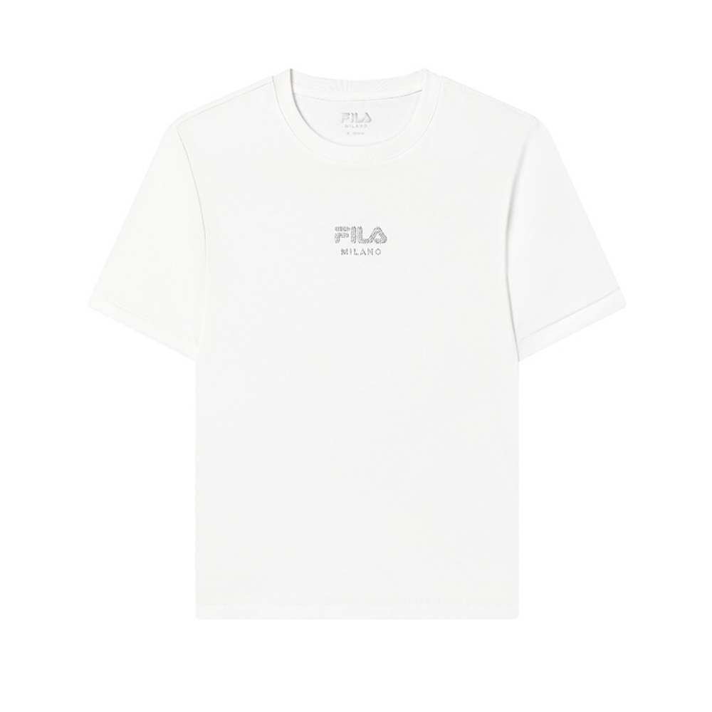 

FILA Футболка Milano Italian Luxury Sports Collection Regular женская облачно-белая