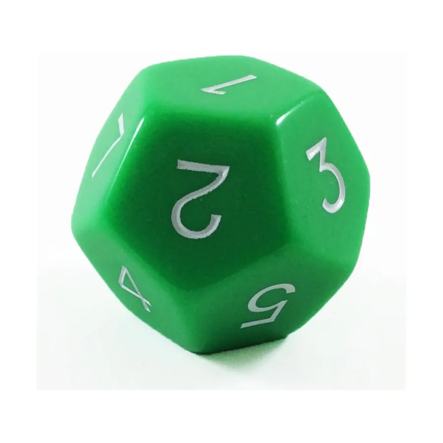 

Джамбо d12 - Зеленый, Dice - Jumbo Opaque (Koplow)