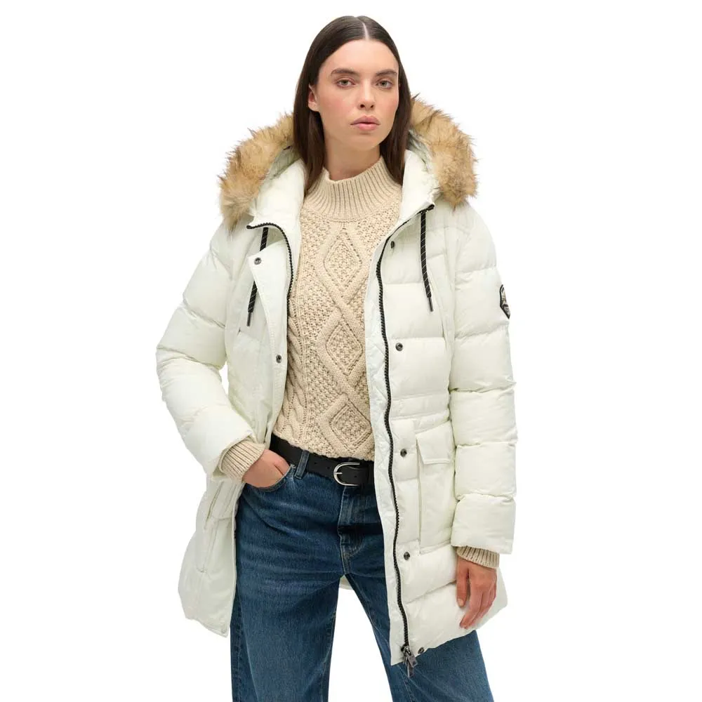 

Куртка Superdry Everest Mid padded, белый