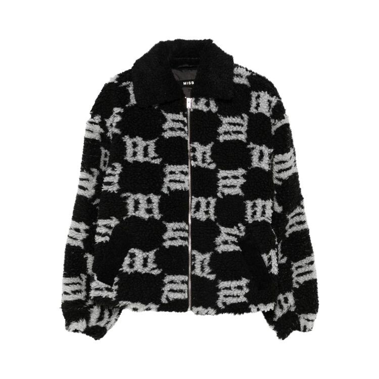 

Куртка MISBHV Monogram Faux Shearling Jacket Black, черный