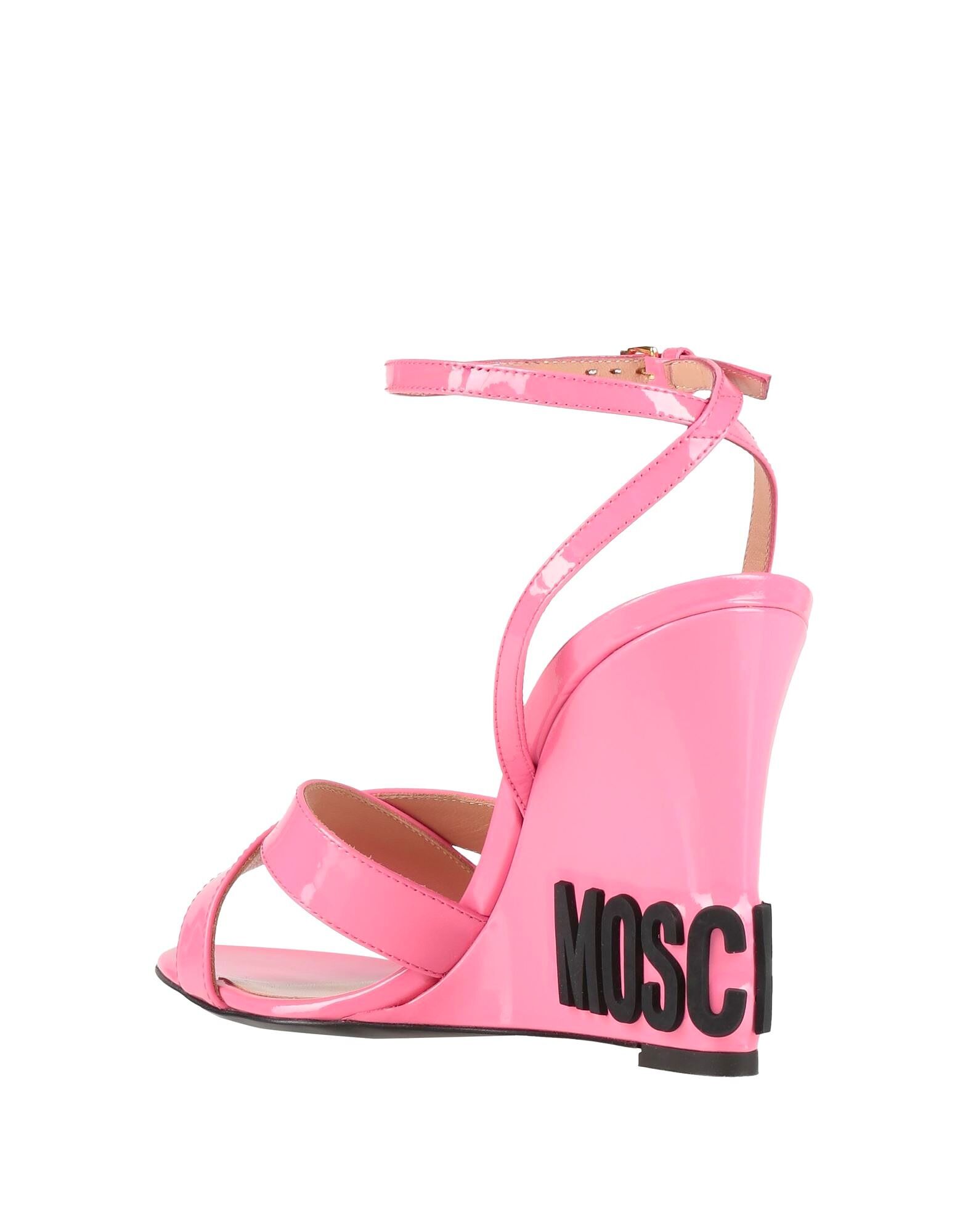 Сандалии Couture Moschino, розовый — фото 3