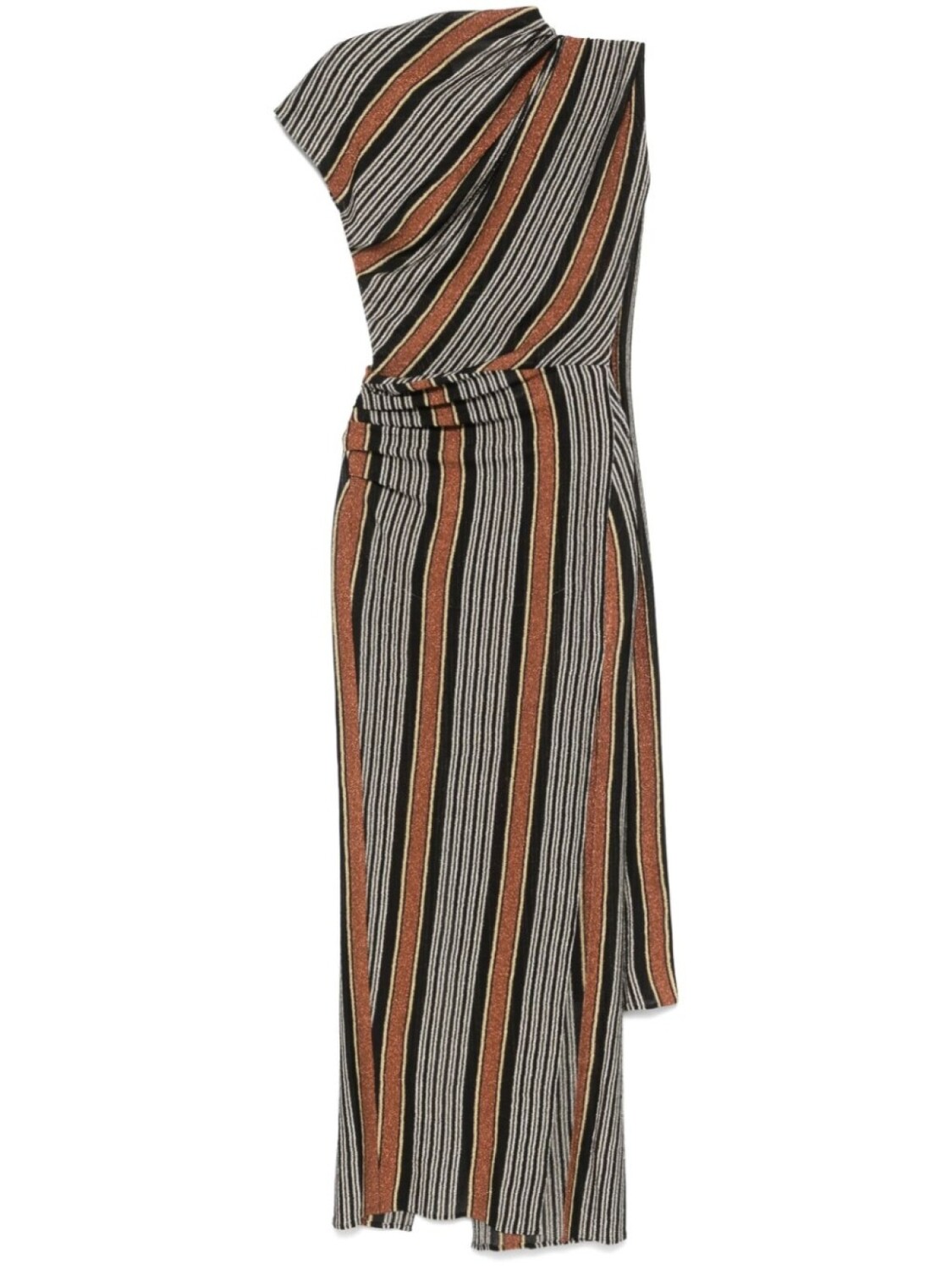 

Драпированное макси-платье Missoni, черный