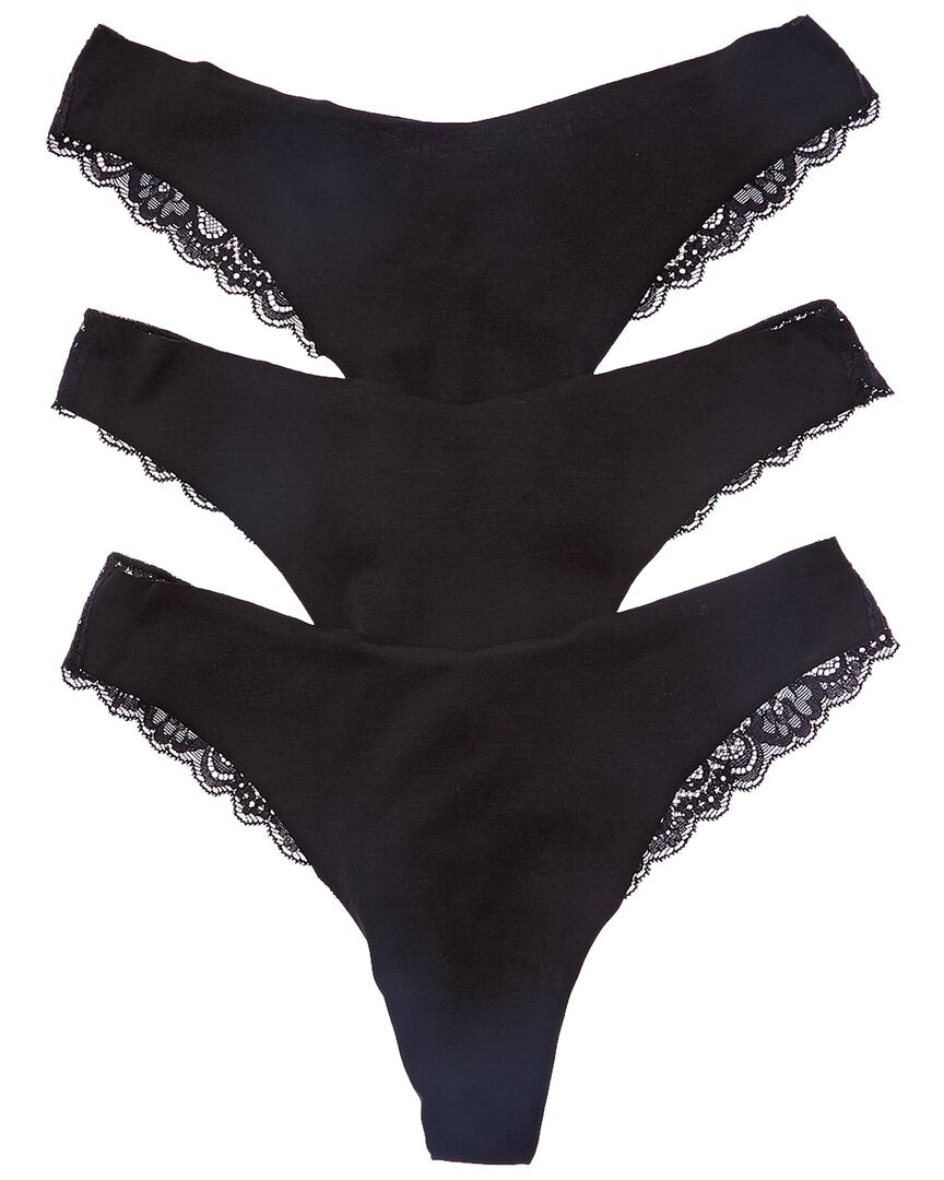 

Journelle 3pk Estelle Thong, черный