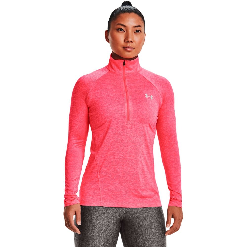 

Спортивная футболка Under Armour Tech Twist half zip, розовый