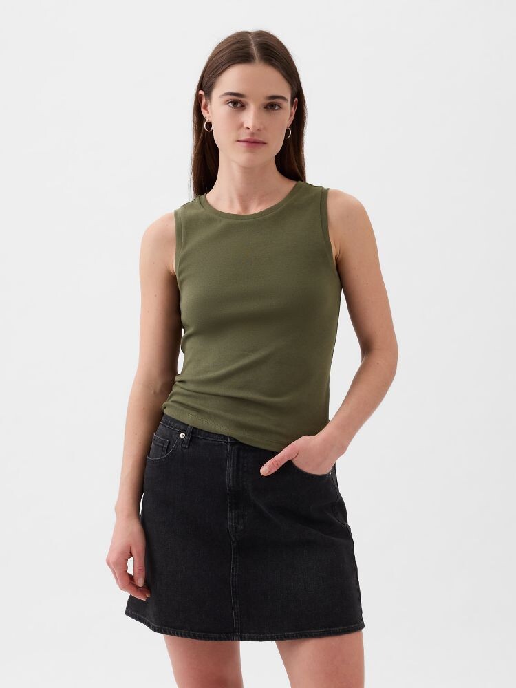 

Короткий укороченный топ Gap, зеленый