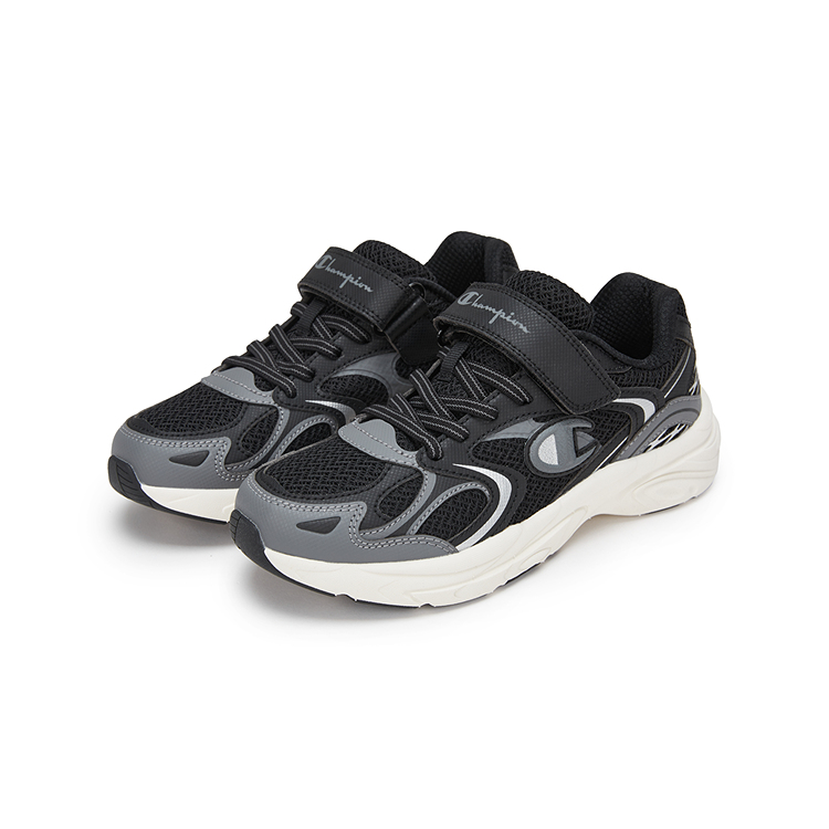 Кроссовки Soundwave Shoes Millennium Vintage, износостойкие, низкие, детская обувь для повседневной жизни Champion Kids, черный — фото 2