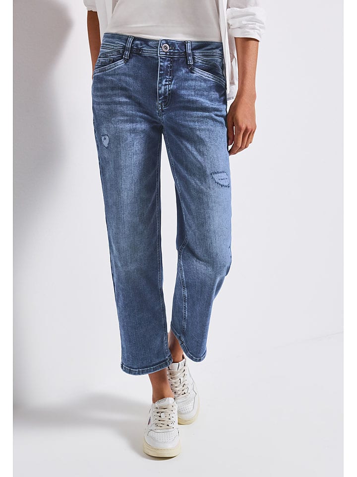 

Джинсы - стандартный крой - синего цвета Street One