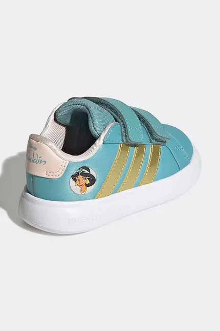 Кроссовки детские Disney Grand Court Jasmine Adidas, синий — фото 3