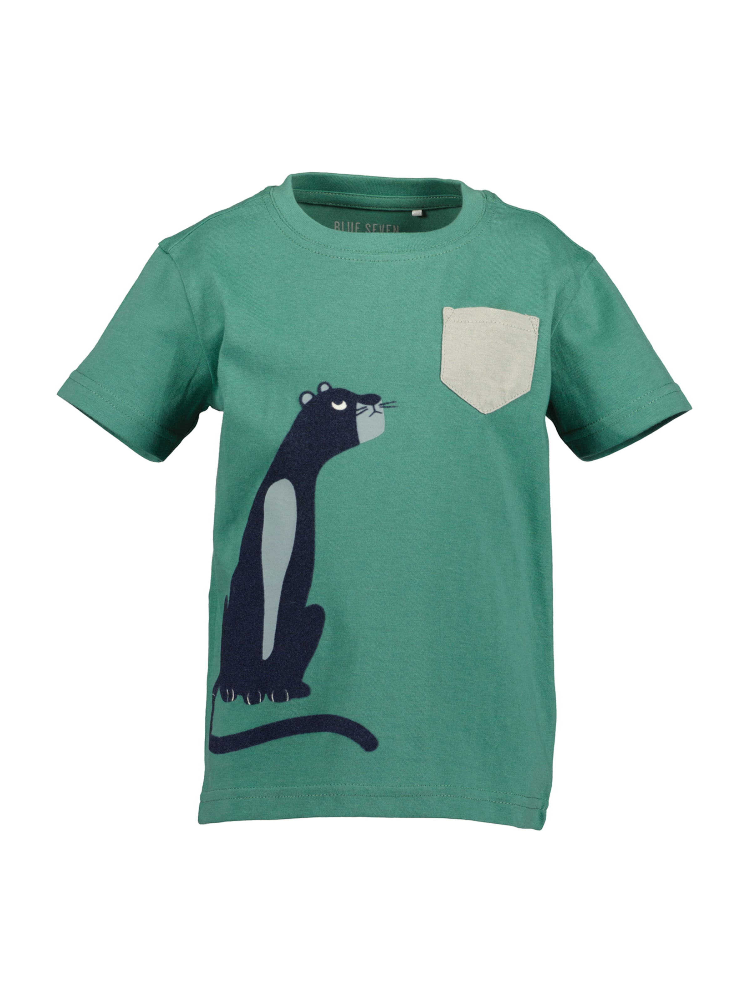 

BLUE SEVEN Футболка в темно-зеленом цвете