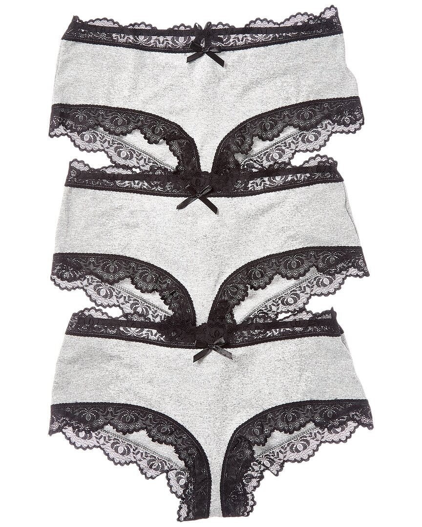 

Трусы House of Desire 3pk Vera Micro & Lace Strappy Back Cheeky House Of Desire, серый