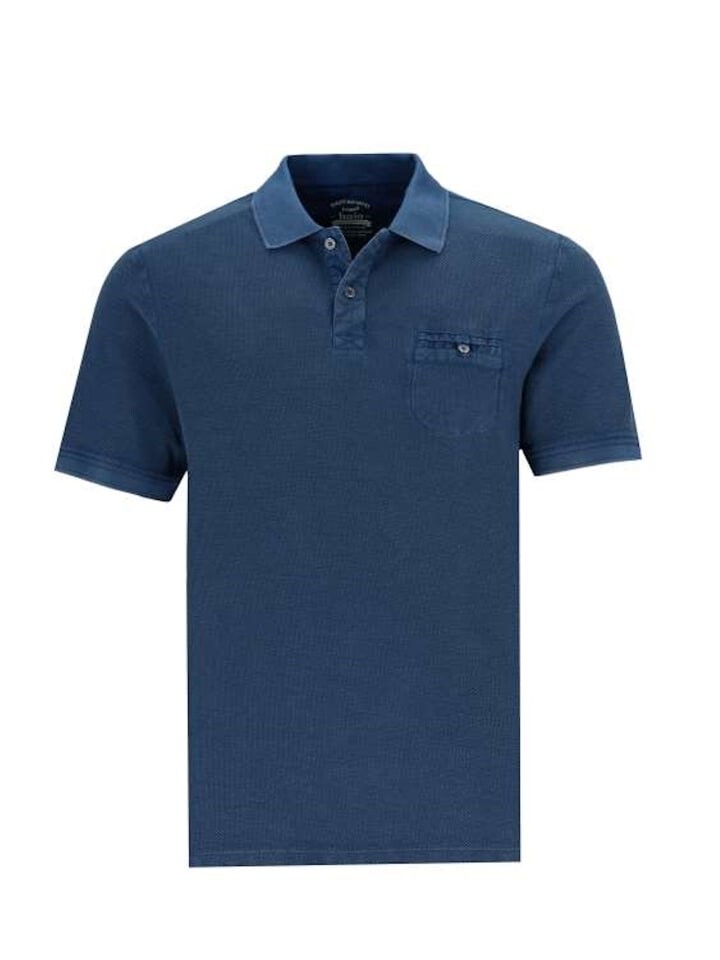 

Поло hajo Garment Dye, темно-синий