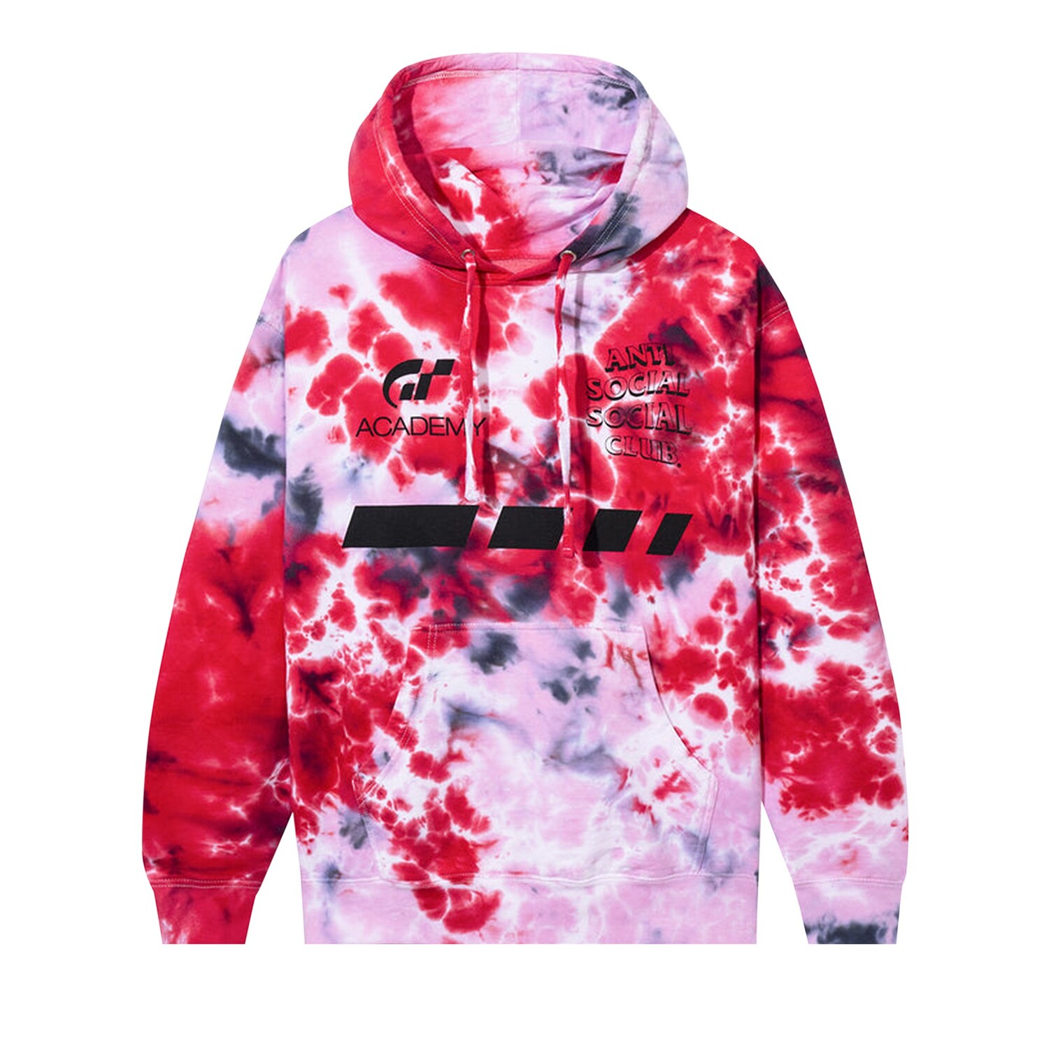 

Толстовка Anti Social Social Club x Gran Turismo Dye, красная