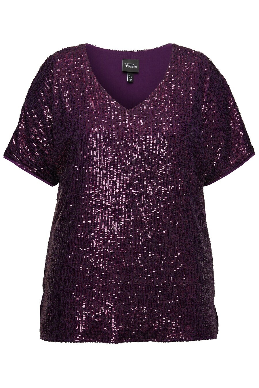 

Футболка Ulla Popken Shirt, темно-фиолетовый