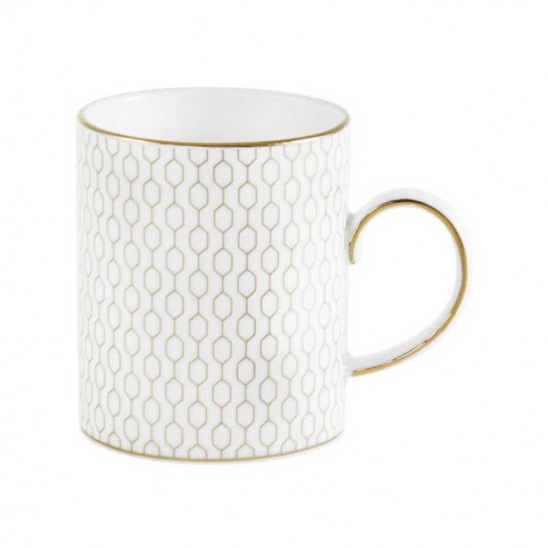 

Кружка Arris с ручкой 0,34 л Wedgwood, белое золото