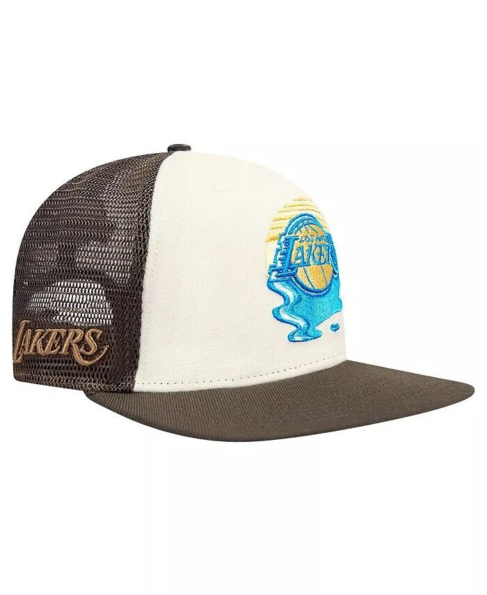 

Мужская кремовая/коричневая бейсболка Los Angeles Lakers Glint Sunset Snapback Pro Standard, мультиколор