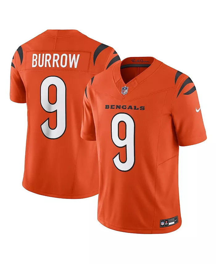 

Мужская ограниченная джерси Cincinnati Bengals Vapor F.U.S.E. Джо Берроу Nike, оранжевый