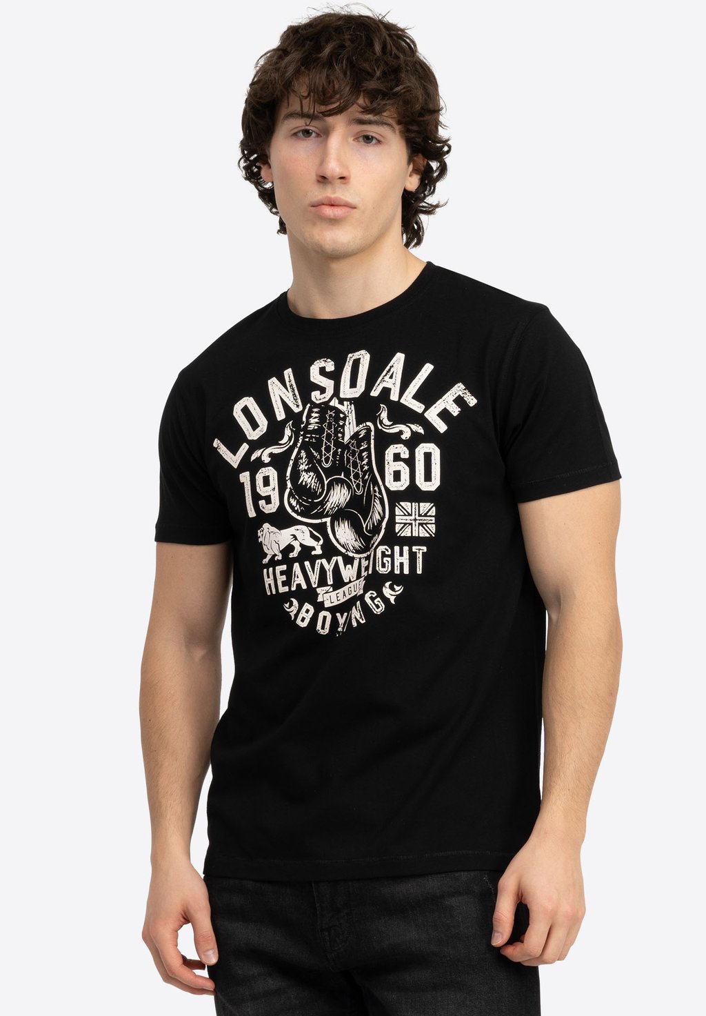 

Футболка с принтом NORMALE PASSFORM MINVER Lonsdale, черный