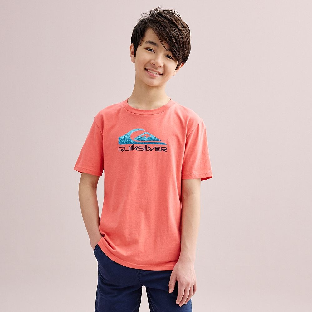 

Футболка Quiksilver Wave с рисунком для мальчиков 8–20 лет, цвет Spiced Coral