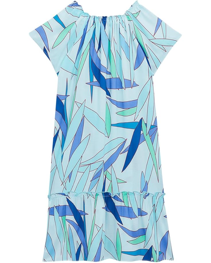 Платье Vilebrequin Kids Cotton Voile Dress Madrague, цвет Thalassa — фото 2