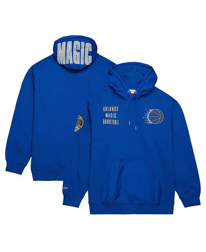 

Мужская синяя толстовка с капюшоном Orlando Magic Team OG 2.0 Vintage Logo Fleece Mitchell & Ness