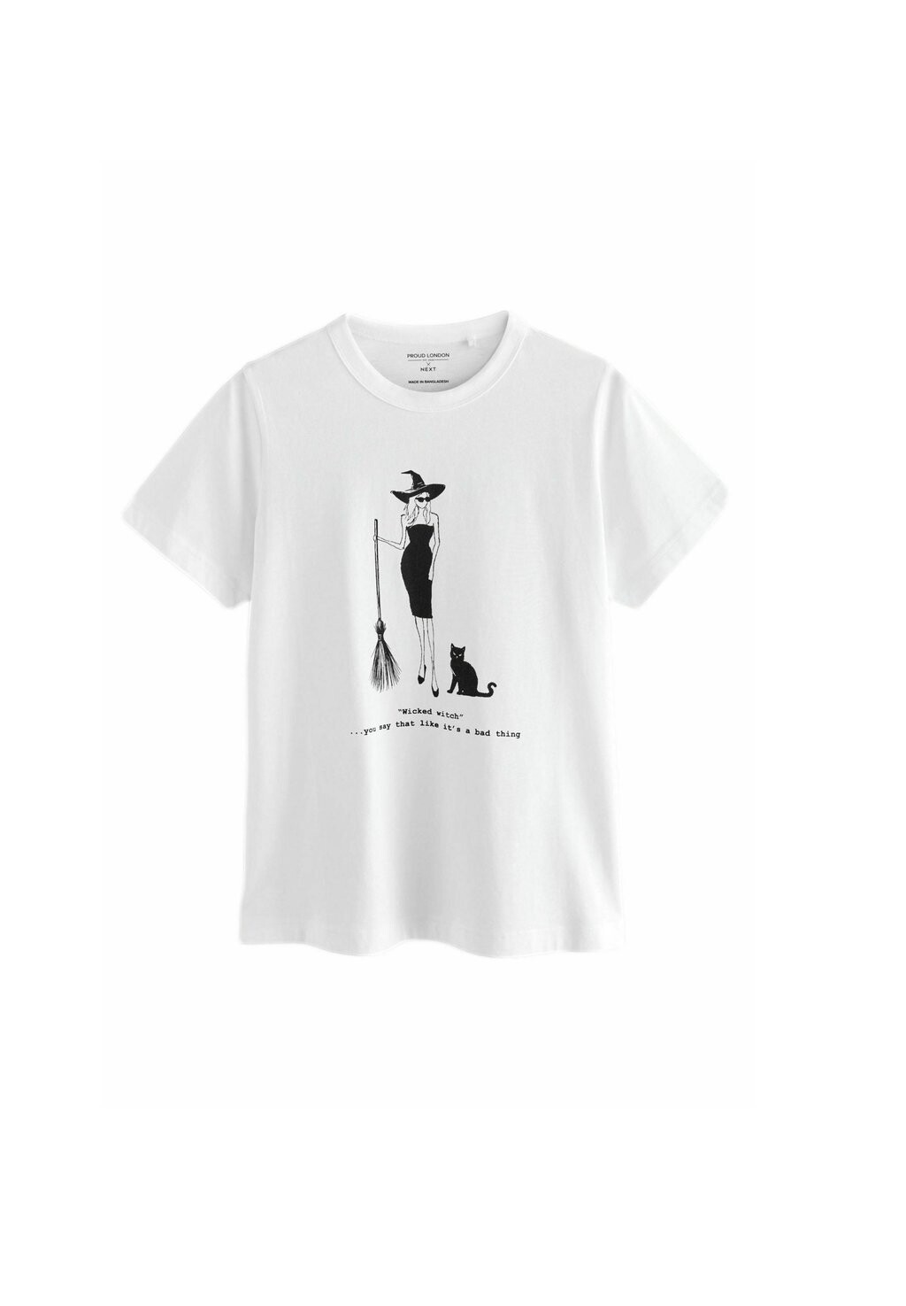 

Футболка с принтом REGULAR FIT WICKED WITCH HALLOWEEN GRAPHIC Next, белый