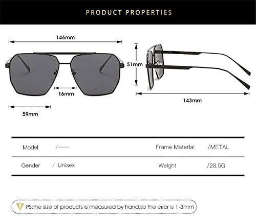 

Солнцезащитные очки для лета с защитой от УФ-излучения, модные металлические многоугольные солнцезащитные очки, классические модные очки MTZJH, Silver-silver