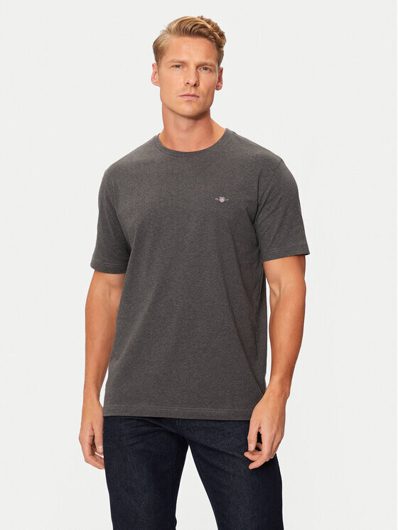 

Футболка стандартного кроя Gant, серый