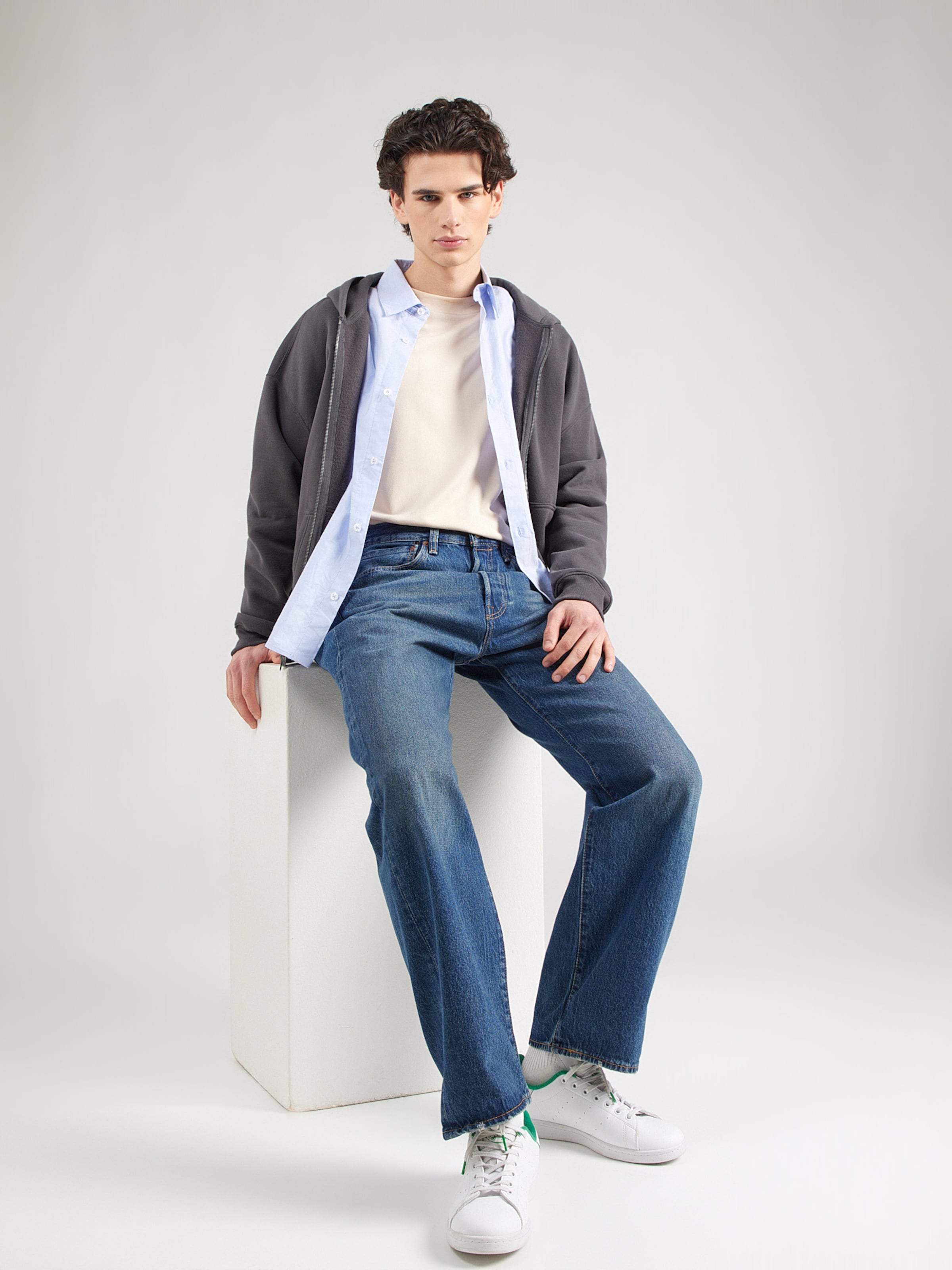 LEVI'S  Джинсы свободного кроя '501 LOOSE' в синем дениме — фото 4