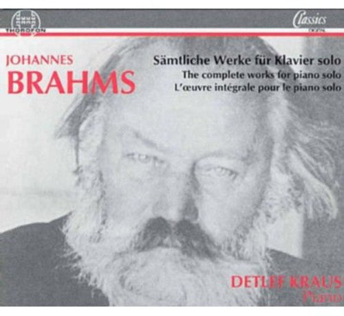 

CD диск Brahms / Kraus, Detlef: Complete Works for Solo Piano