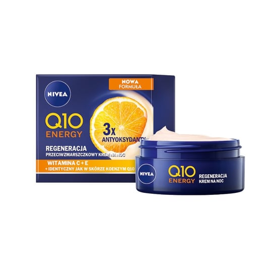 

Ночной крем против морщин 50мл Nivea, Q10 Energy Regenerate