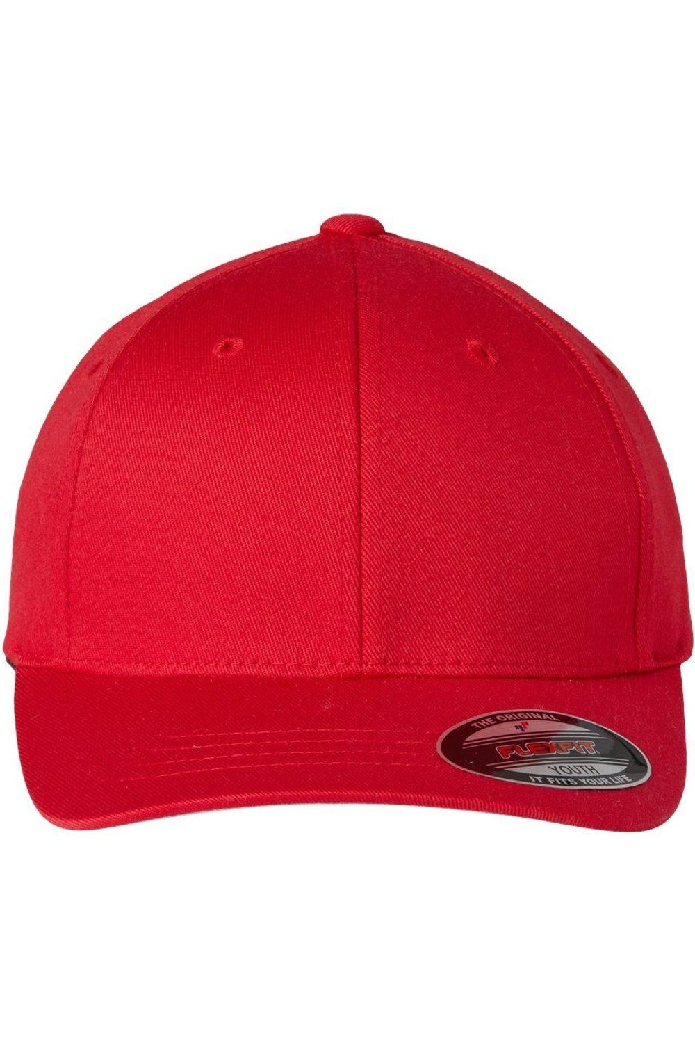 

Кепка Flexfit Youth из хлопковой смеси, красный