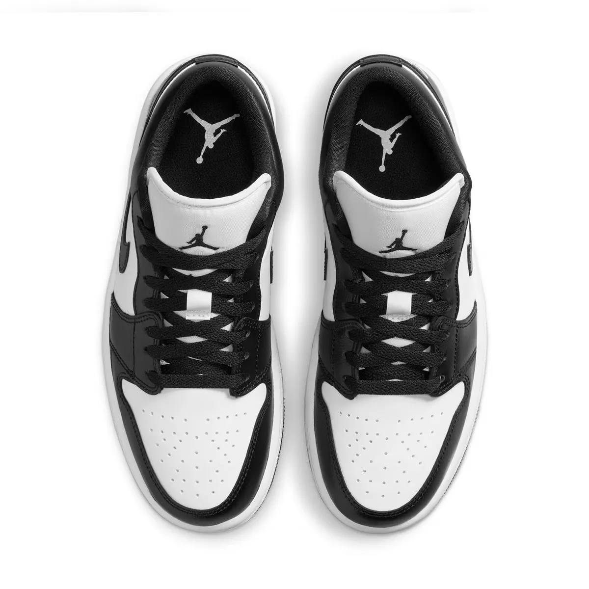 Женские баскетбольные кроссовки Air Jordan 1 Low Jordan, черный/белый — фото 3